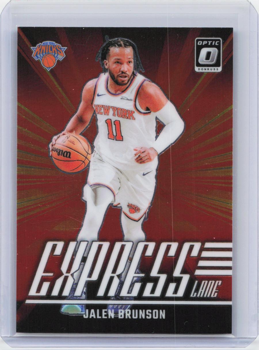 2024-25 Donruss Optic #21 Jalen Brunson Express Lane