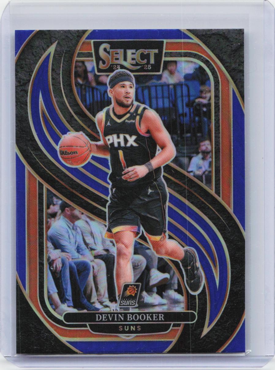 2024-25 Panini Select #139 Devin Booker Blue Prizm