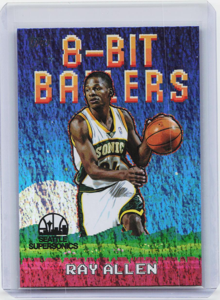 2025-26 Topps #8B-28 Ray Allen 8-Bit Ballers Holo Foil