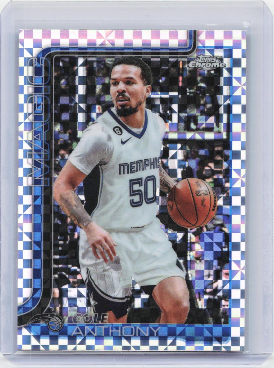 2025-26 Topps Chrome #175 Cole Anthony X-Fractor