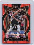 2024-25 Panini Select #43 Giannis Antetokounmpo Orange Flash Prizm