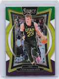 2024-25 Panini Select #62 Lauri Markkanen Green White Purple Prizm