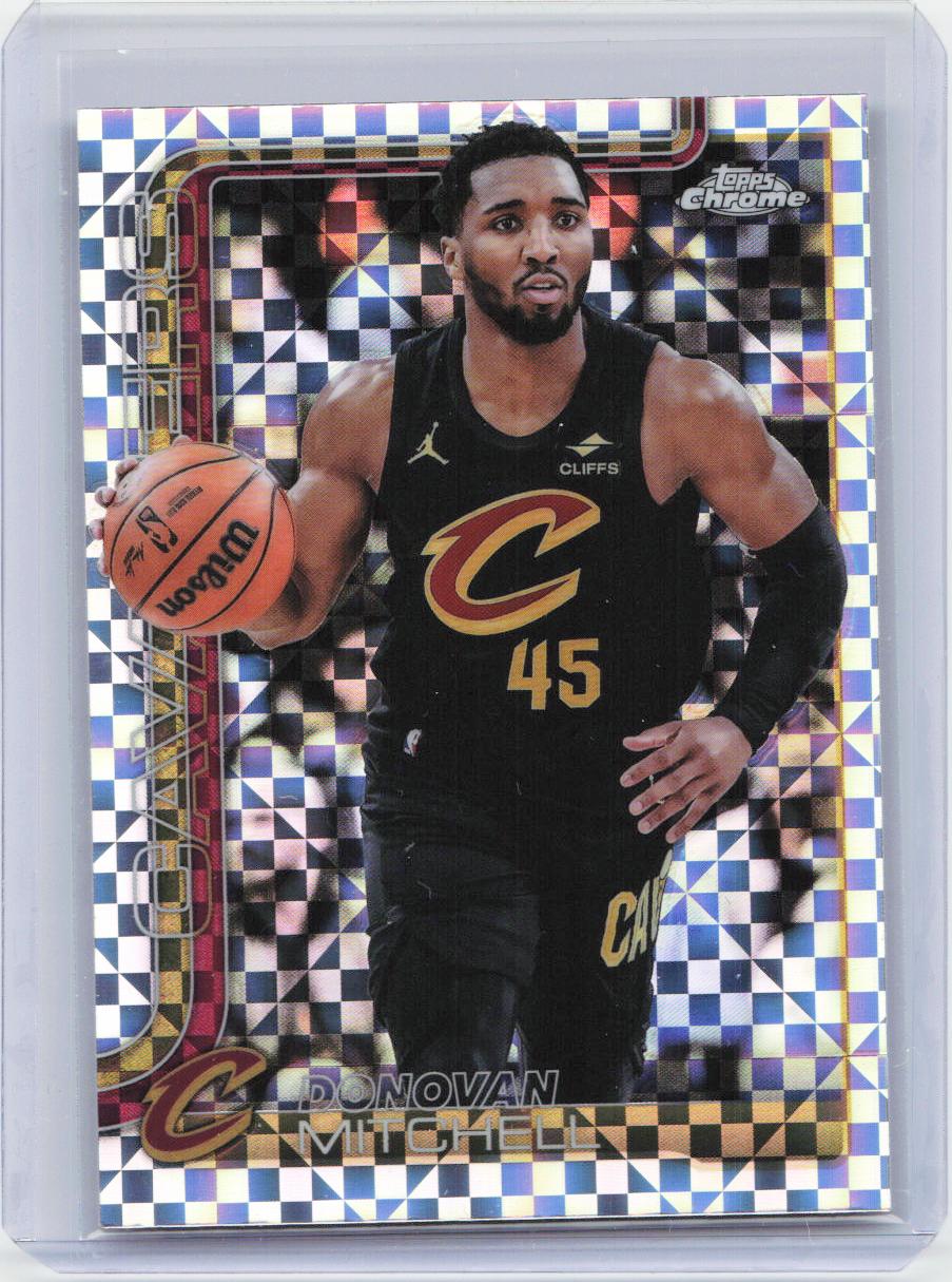 2025-26 Topps Chrome #69 Donovan Mitchell X-Fractor