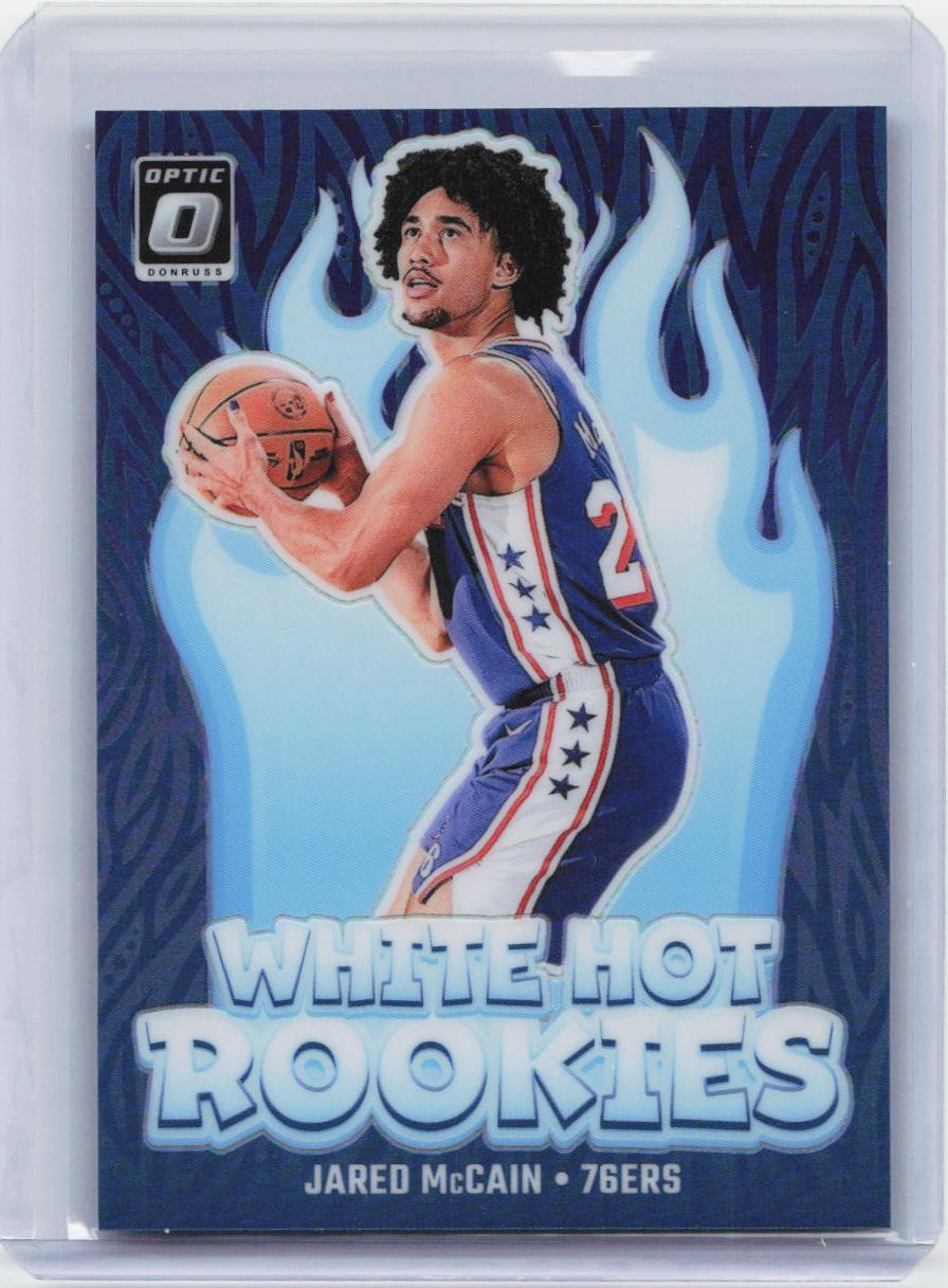 2024-25 Donruss Optic #2 Jared McCain White Hot Rookies Holo