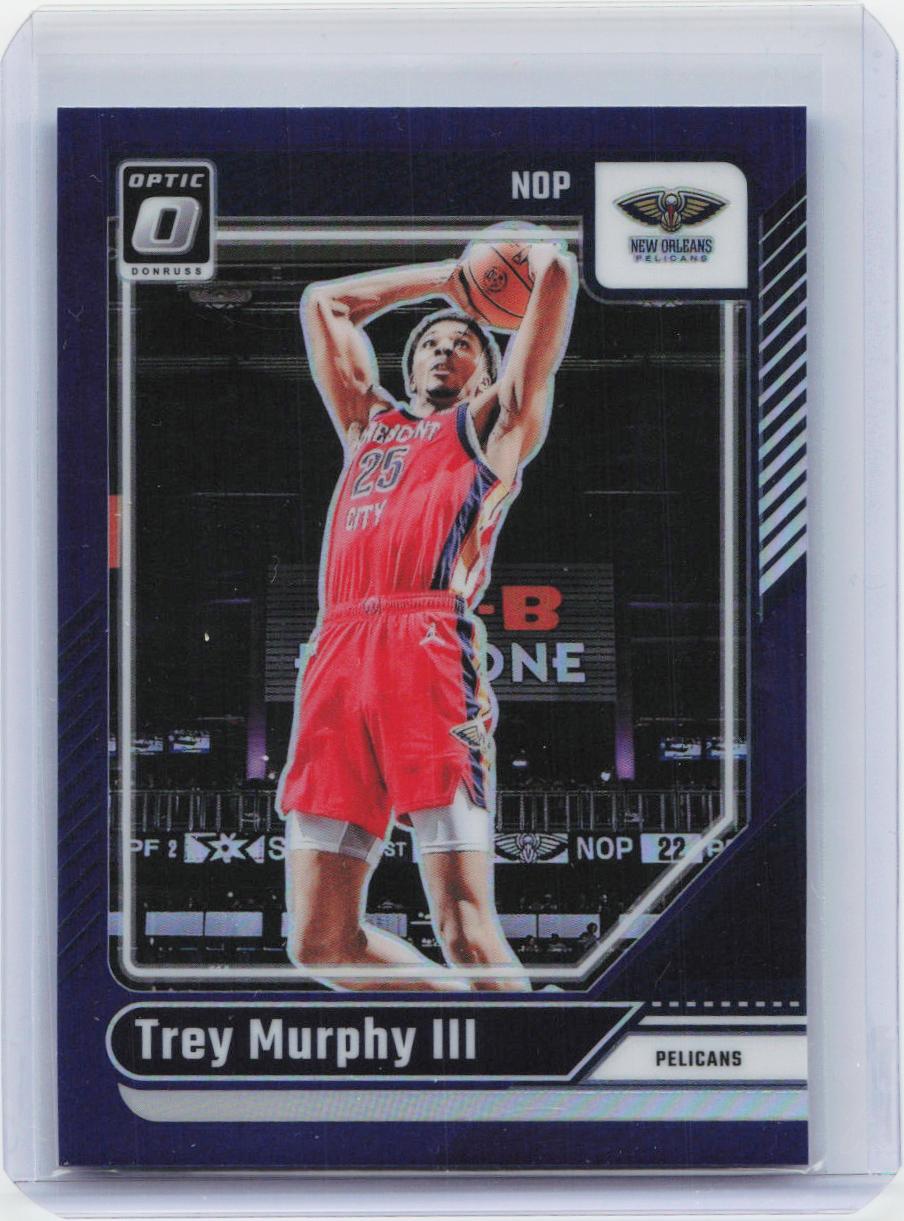 2024-25 Donruss Optic #179 Trey Murphy III Purple