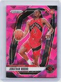 2024-25 Panini Prizm #260 Jonathan Mogbo Prizms Pink Ice