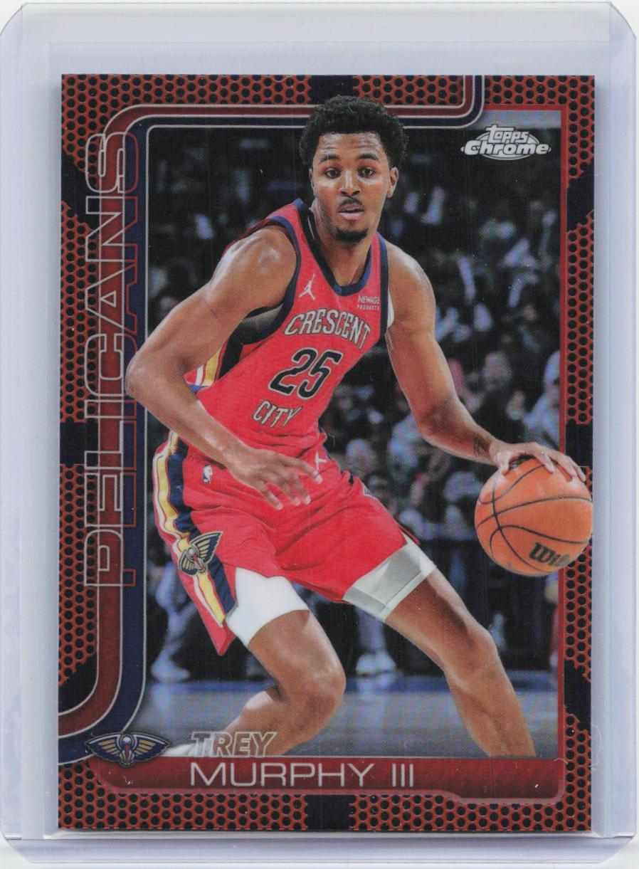 2025-26 Topps Chrome #104 Trey Murphy III Basketball Refractor