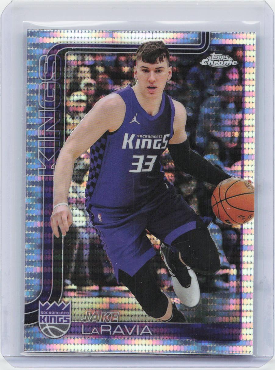 2025-26 Topps Chrome #230 Jake LaRavia Pulsar Refractor