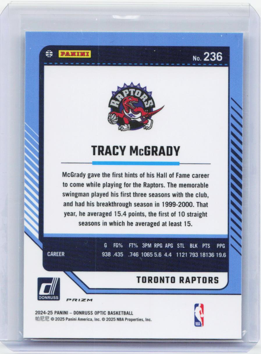 2024-25 Donruss Optic #236 Tracy McGrady Holo