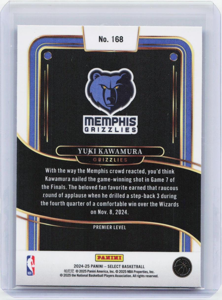 2024-25 Panini Select #168 Yuki Kawamura Blue (Retail)