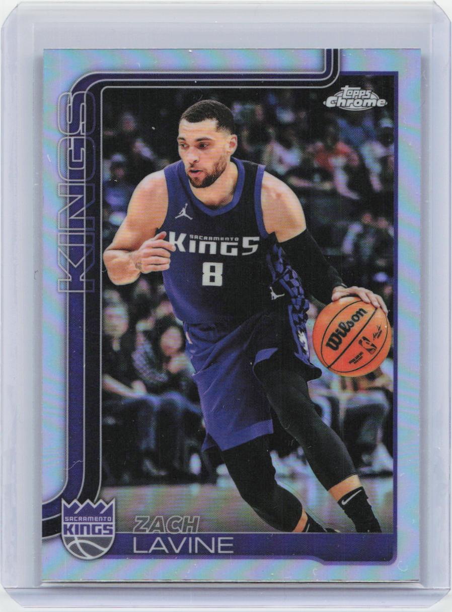 2025-26 Topps Chrome #232 Zach LaVine Refractor