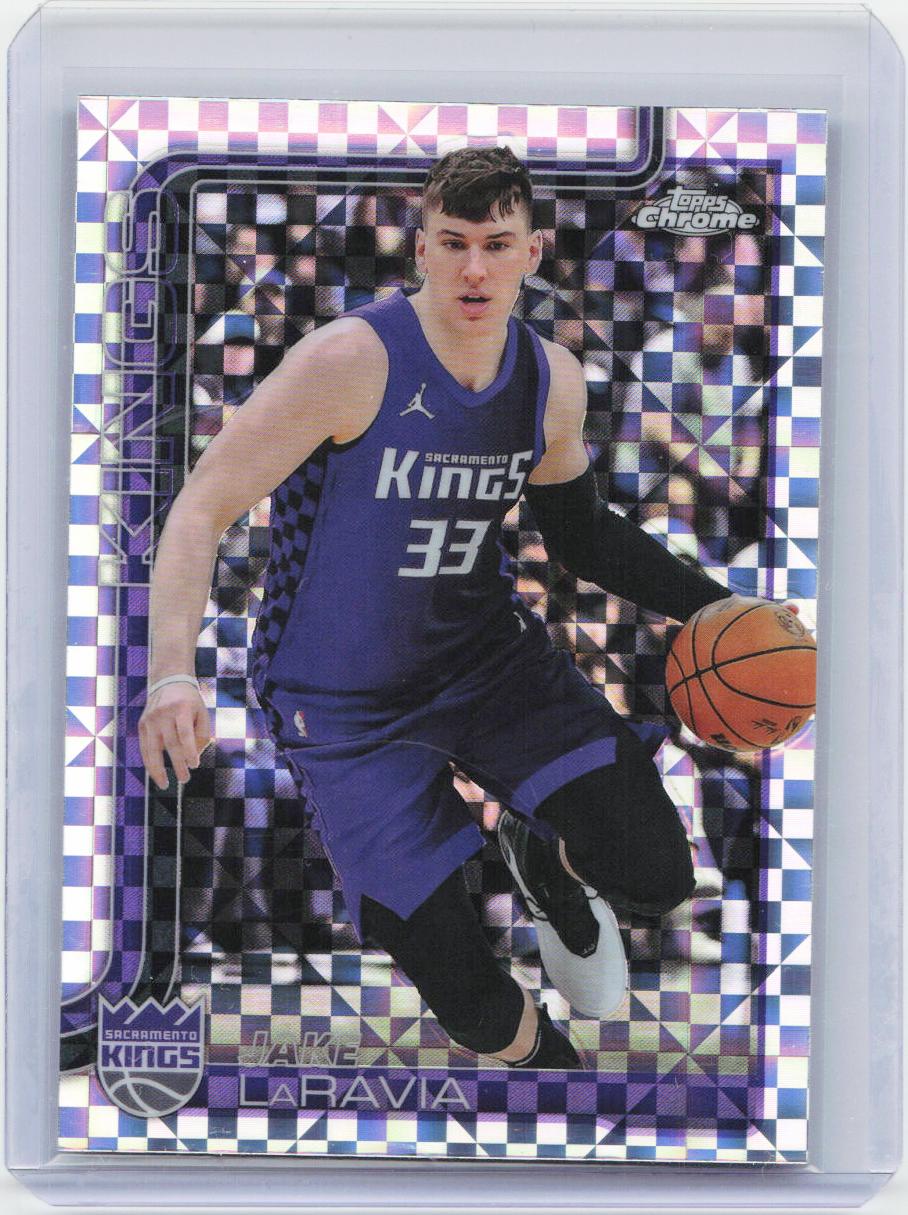 2025-26 Topps Chrome #230 Jake LaRavia X-Fractor