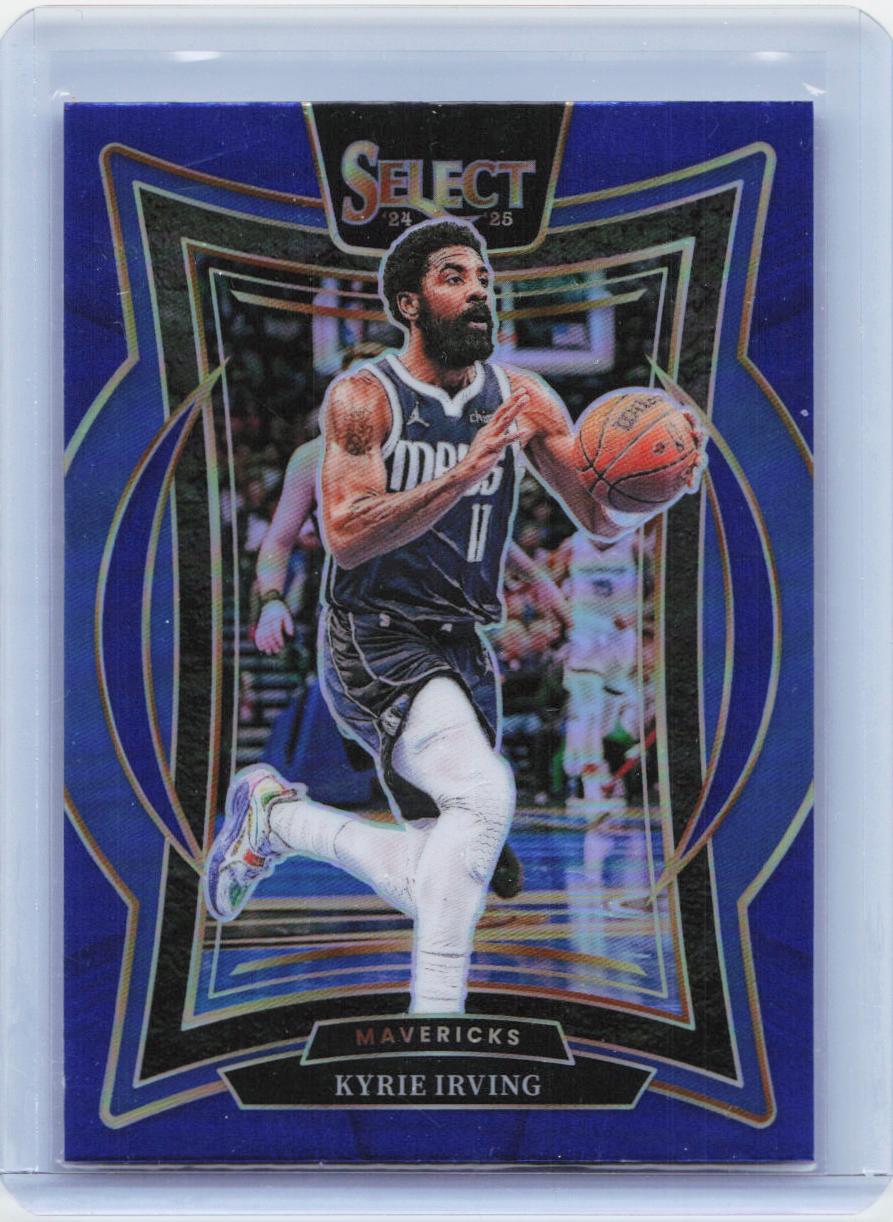 2024-25 Panini Select #46 Kyrie Irving Blue Prizm