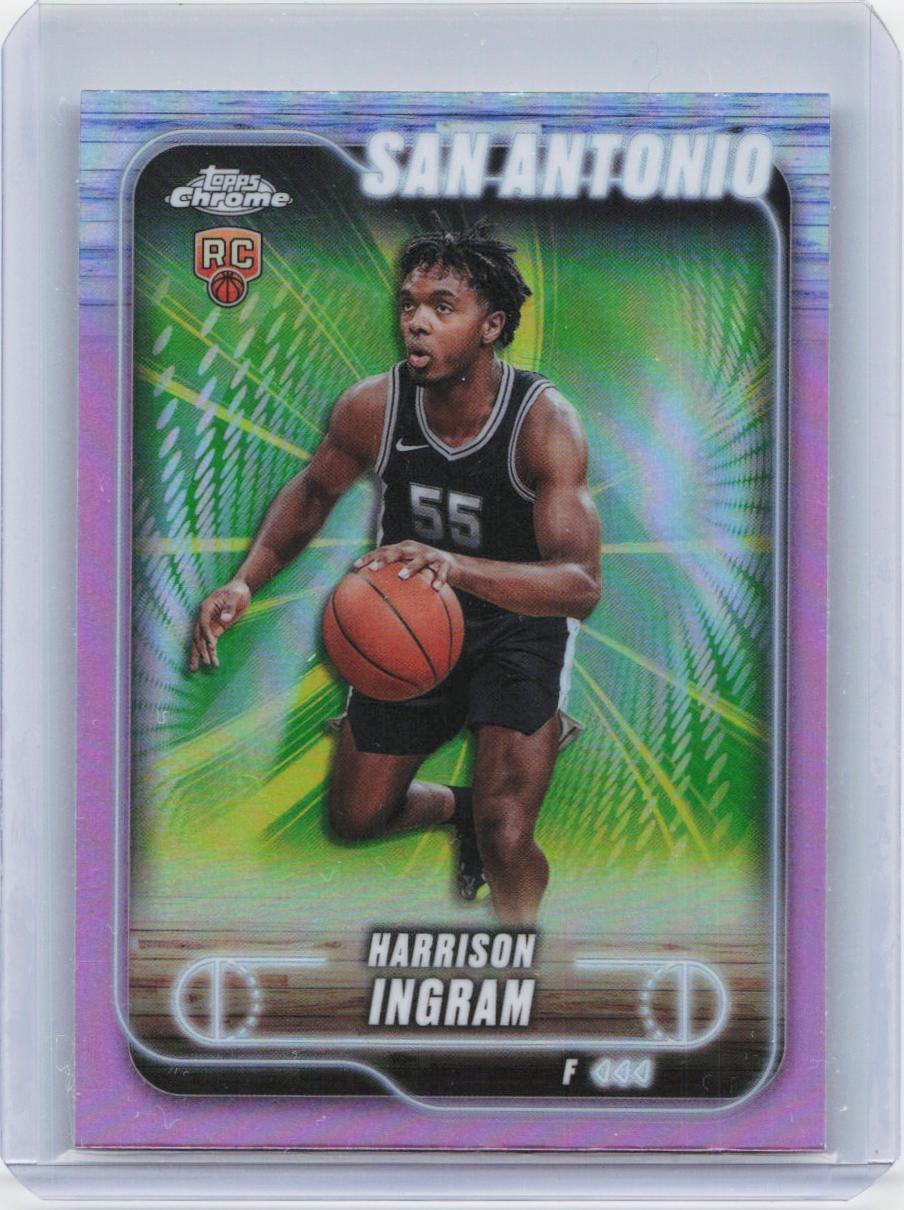 2024-25 Topps Chrome #179 Harrison Ingram Pink Refractor