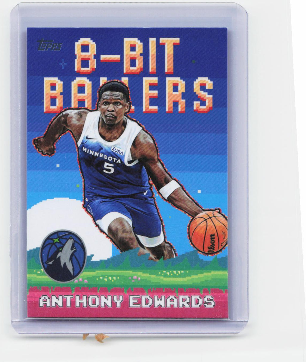 2025-26 Topps #8B-18 Anthony Edwards 8-Bit Ballers