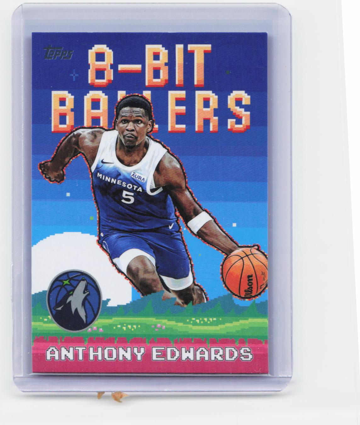 2025-26 Topps #8B-18 Anthony Edwards 8-Bit Ballers