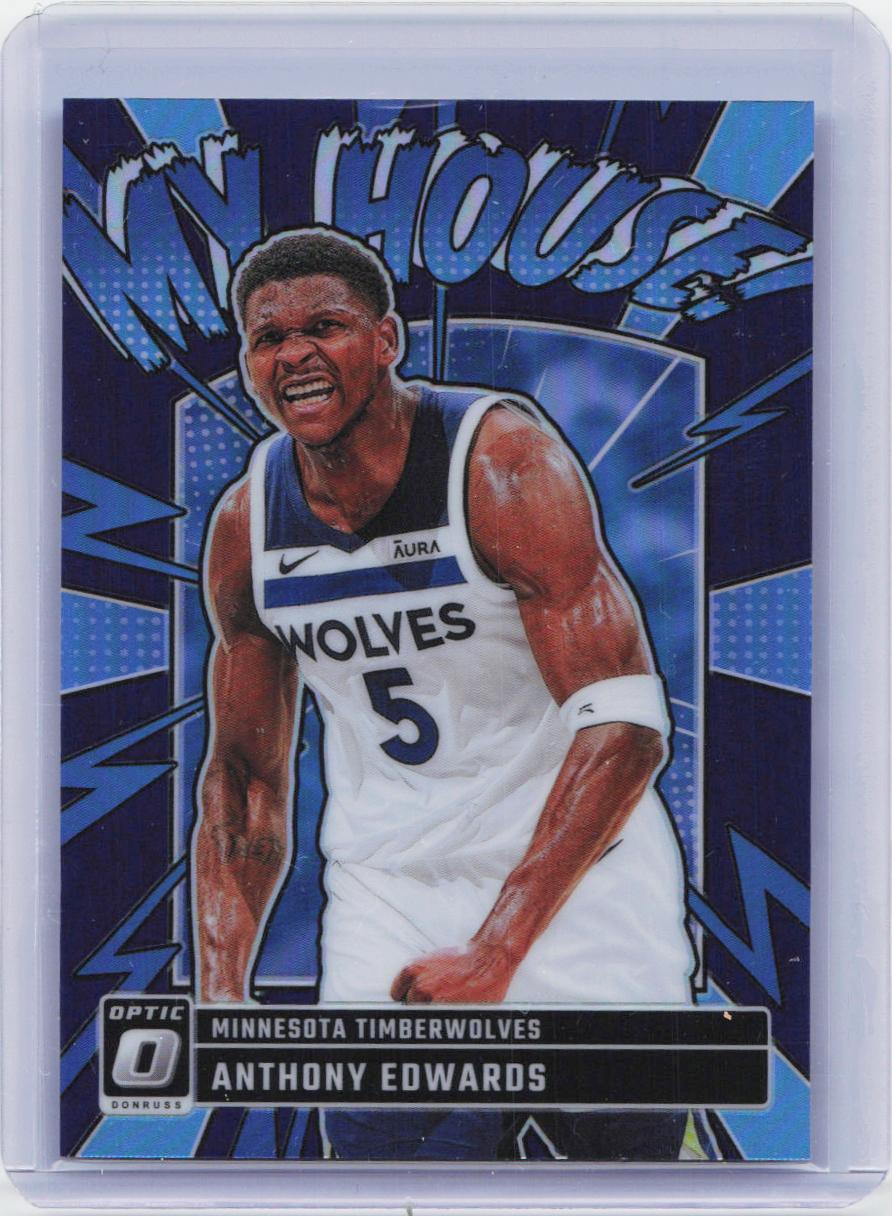 2024-25 Donruss Optic #2 Anthony Edwards My House Purple