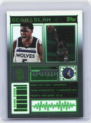 2025-26 Topps #SS-9 Anthony Edwards Scan and Slam