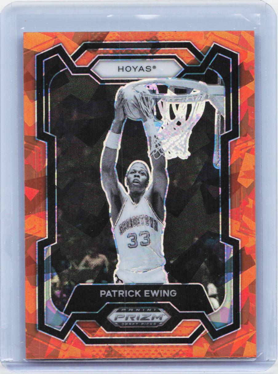 2024 Panini Prizm Draft Picks #20 Patrick Ewing Prizms Orange Ice