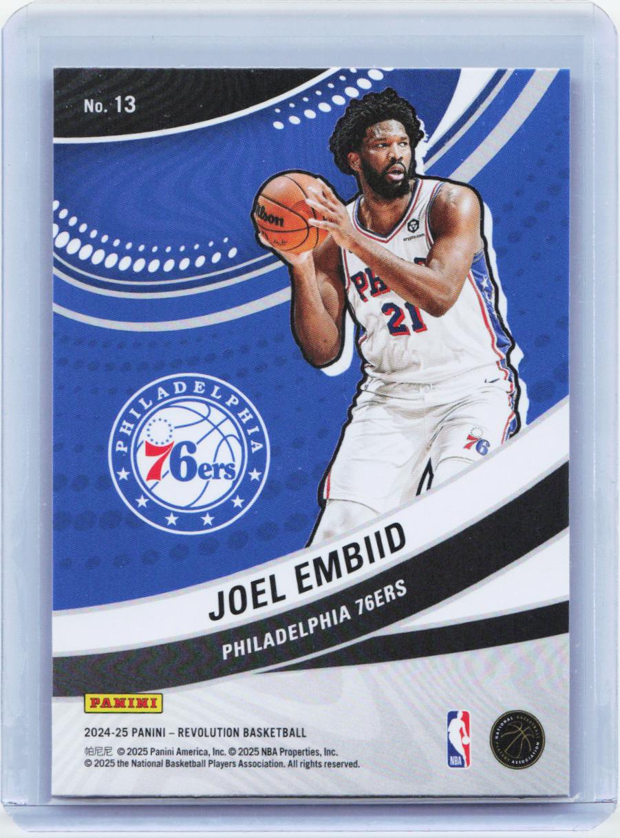 2024-25 Panini Revolution #13 Joel Embiid Vortex