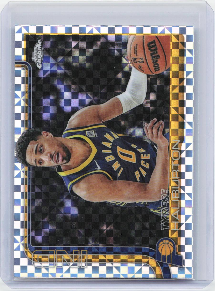 2025-26 Topps Chrome #3 Tyrese Haliburton X-Fractor