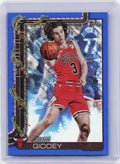 2025-26 Topps Holiday #H28 Josh Giddey Blue Metallic Glitter Holiday