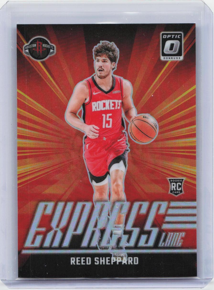 2024-25 Donruss Optic #16 Reed Sheppard Express Lane Holo