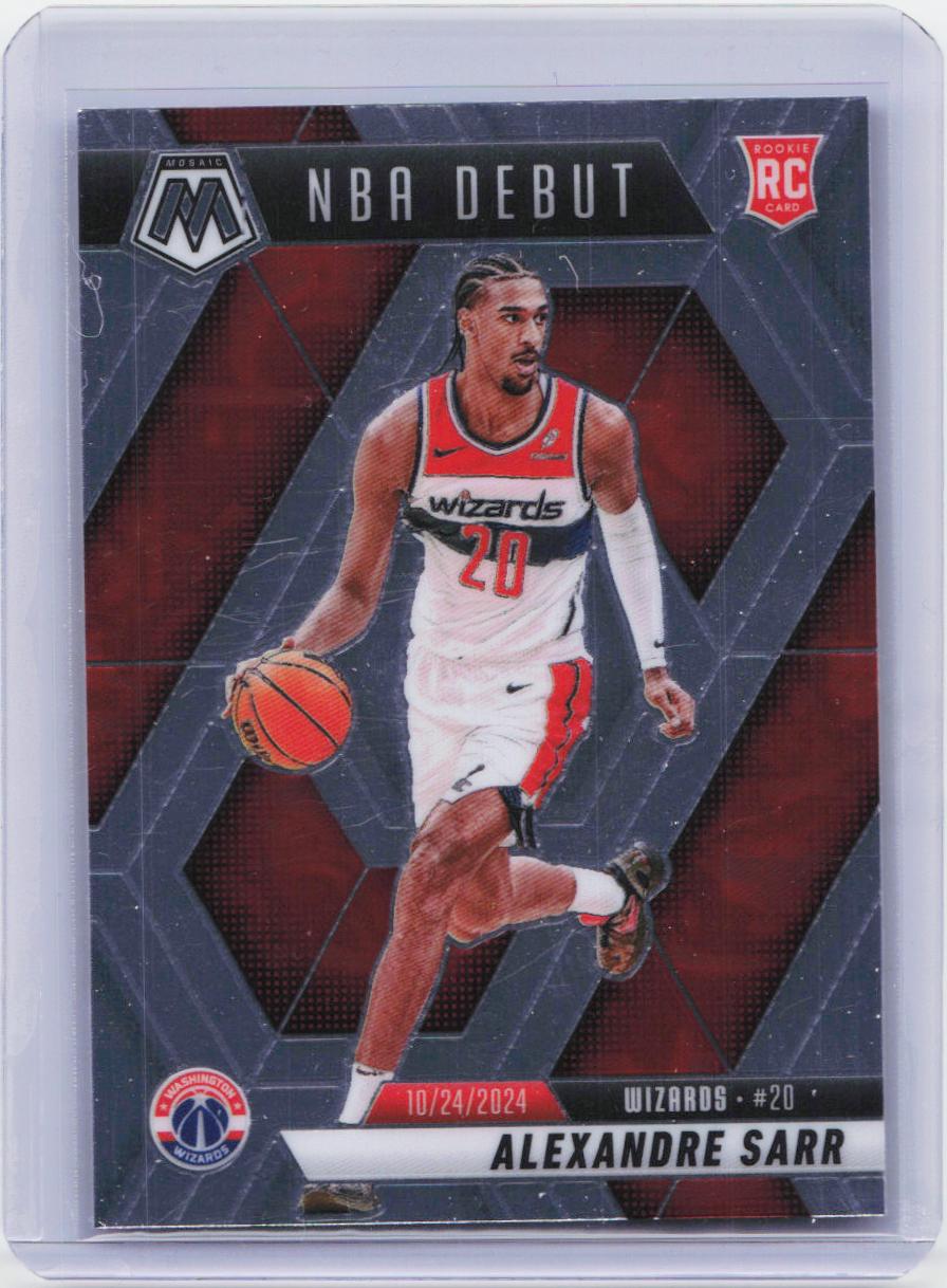 2024-25 Panini Mosaic #254 Alexandre Sarr