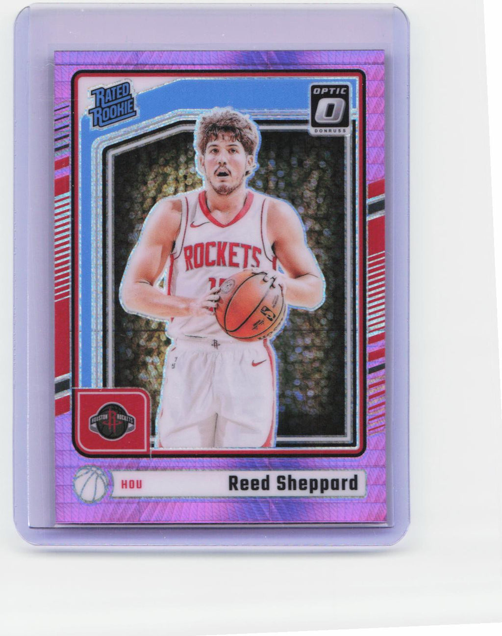 2024-25 Donruss Optic #255 Reed Sheppard Hyper Pink