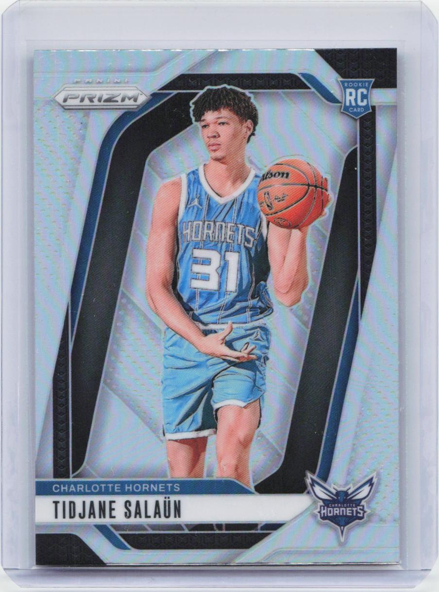 2024-25 Panini Prizm #262 Tidjane Salaun Prizms Silver