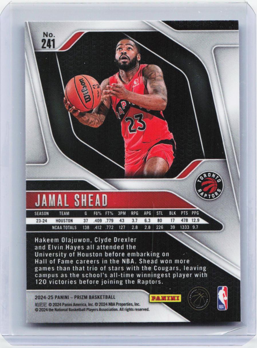 2024-25 Panini Prizm #241 Jamal Shead