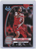 2024-25 Bowman University Chrome #23 Emanuel Sharp Black Wave Refractor