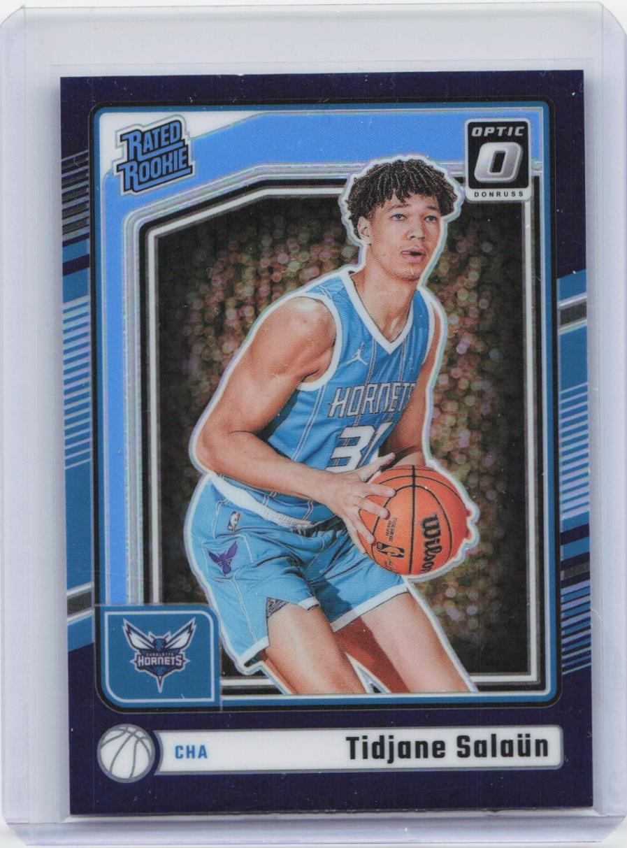 2024-25 Donruss Optic #286 Tidjane Salaun Purple