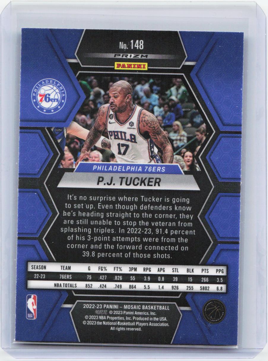 2022-23 Panini Mosaic #148 P.J. Tucker Green