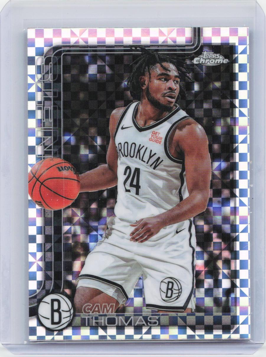 2025-26 Topps Chrome #85 Cam Thomas X-Fractor