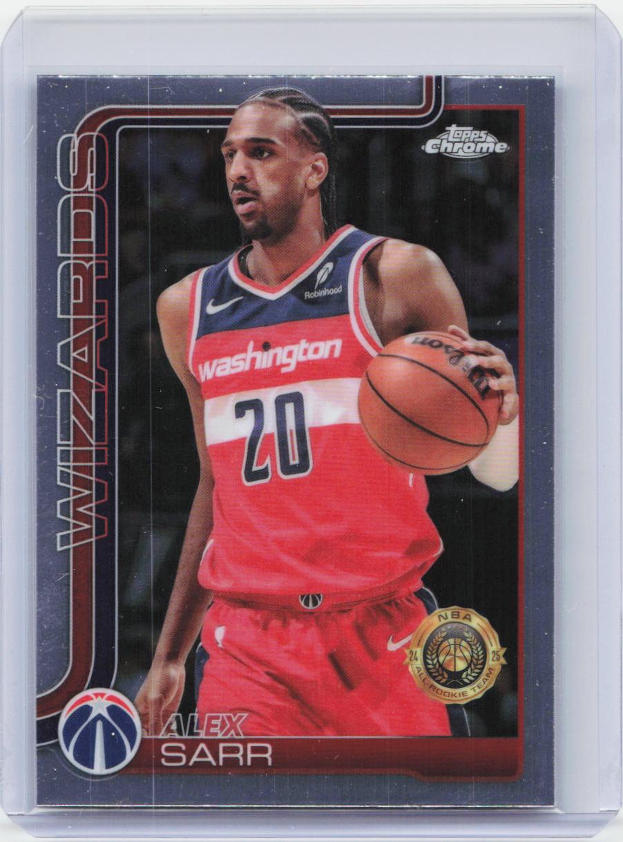 2025-26 Topps Chrome #218 Alex Sarr