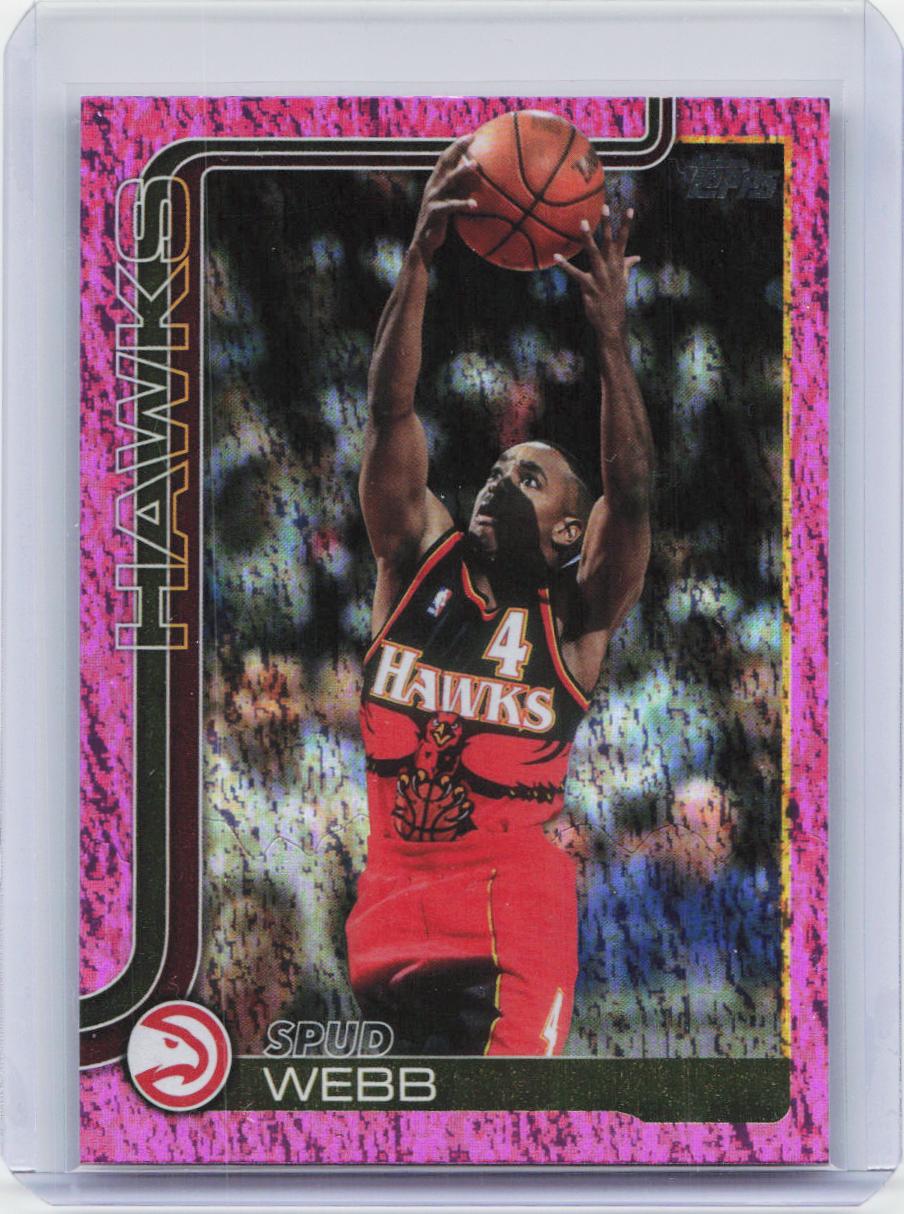 2025-26 Topps #266 Spud Webb Pink Holo Foil
