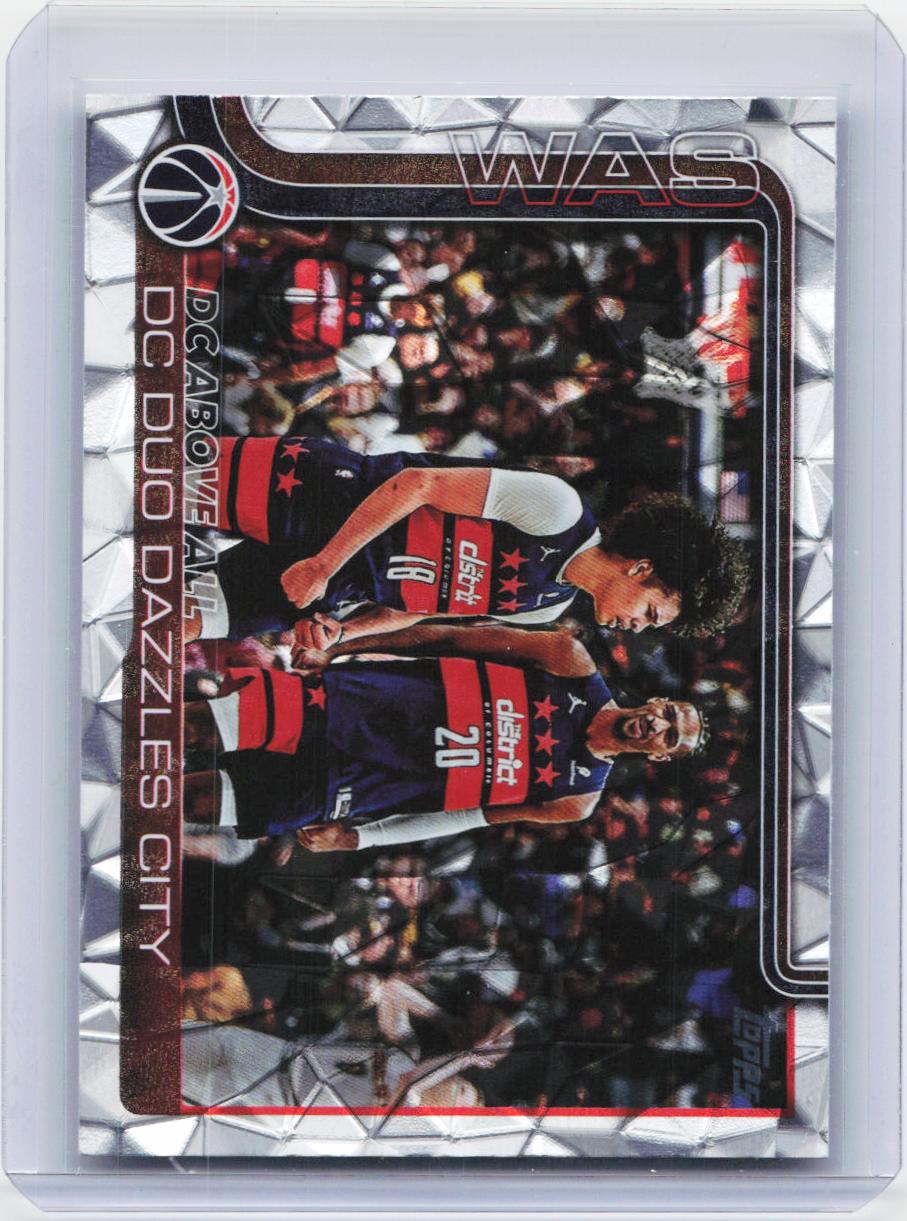 2025-26 Topps #285 DC Above All: DC Duo Dazzles City Diamante