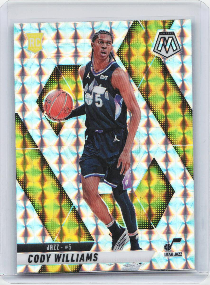 2024-25 Panini Mosaic #207 Cody Williams Mosaic
