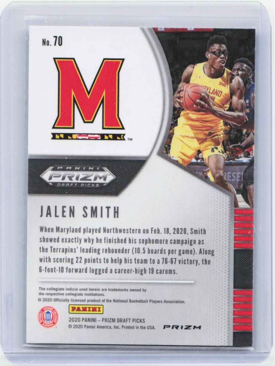 2020 Panini Prizm Draft Picks Collegiate #70 Jalen Smith Silver