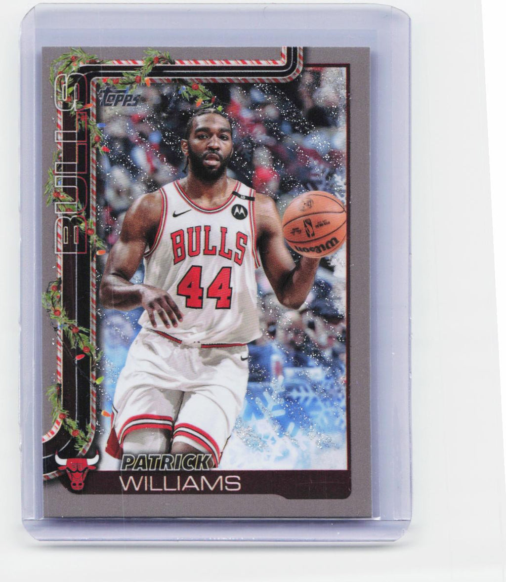 2025-26 Topps Holiday #H31 Patrick Williams Glitter Holiday
