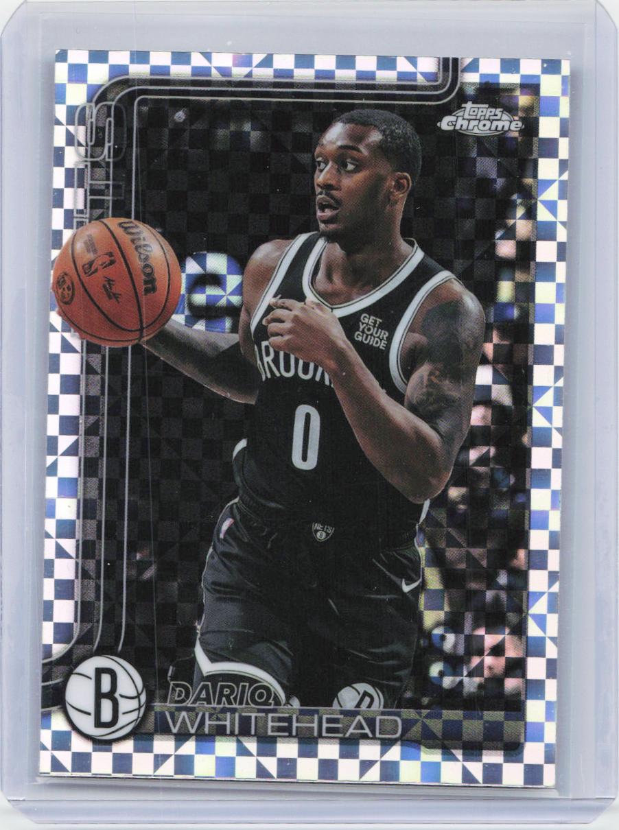 2025-26 Topps Chrome #91 Dariq Whitehead X-Fractor