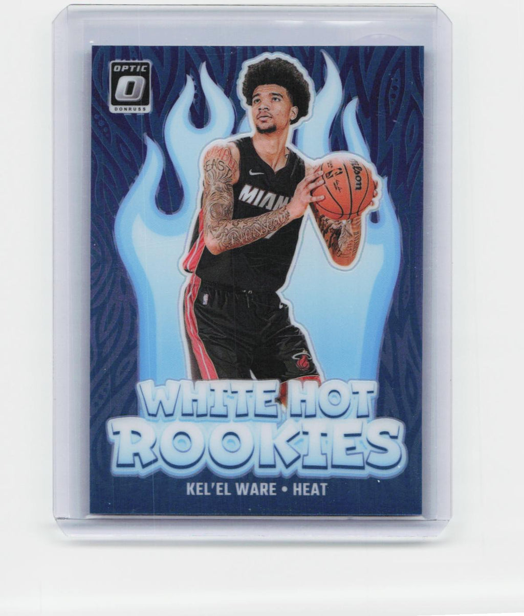 2024-25 Donruss Optic #5 Kel'el Ware White Hot Rookies Purple
