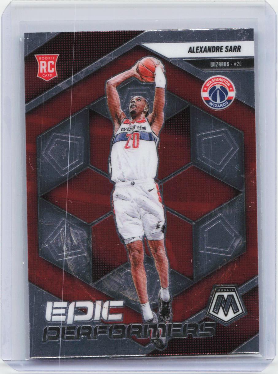 2024-25 Panini Mosaic #12 Alexandre Sarr Epic Performers