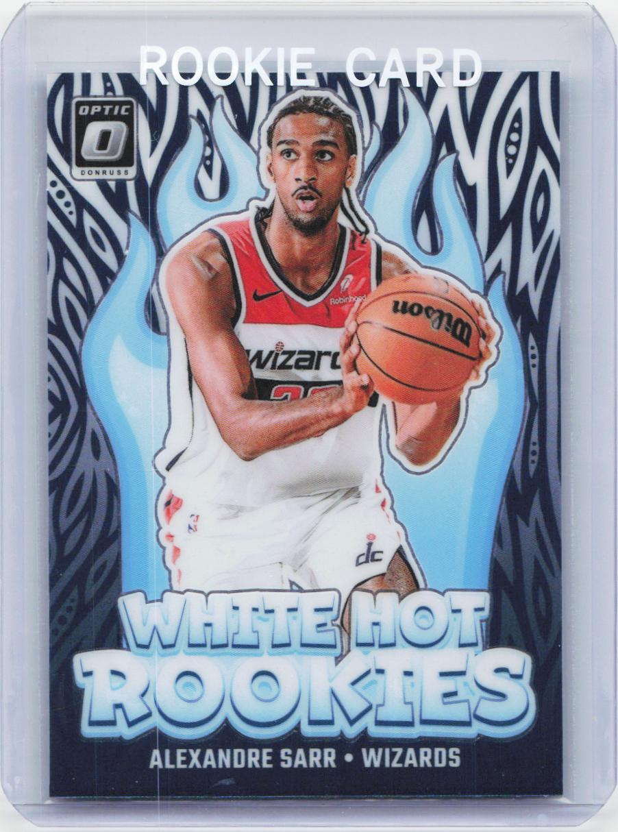 2024-25 Donruss Optic #14 Alexandre Sarr White Hot Rookies