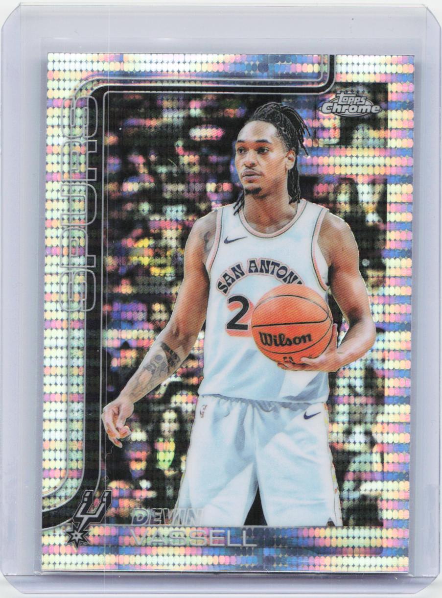 2025-26 Topps Chrome #202 Devin Vassell Pulsar Refractor