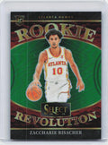 2024-25 Panini Select #21 Zaccharie Risacher Rookie Revolution Green Prizms