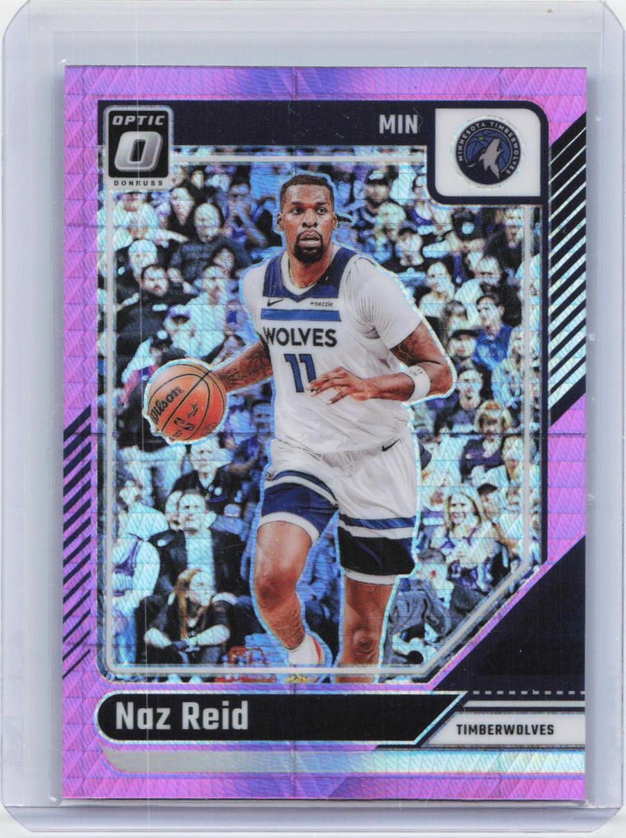 2024-25 Donruss Optic #20 Naz Reid Hyper Pink