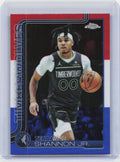 2025-26 Topps Chrome #198 Terrence Shannon Jr. Red White and Blue Refractor