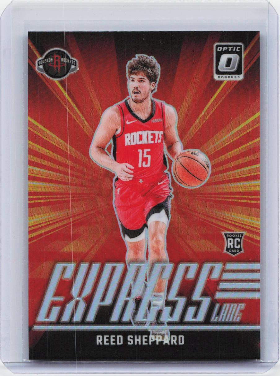 2024-25 Donruss Optic #16 Reed Sheppard Express Lane Holo